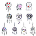 Fashion Jewelry Charms Plata 925 Silver Dream Catcher Pendant for Original Charm Bracelet Making