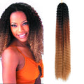 Deep Wave Braided Hair Is Made with Soft Natural Curls Made From Premium Synthetic Fibers
