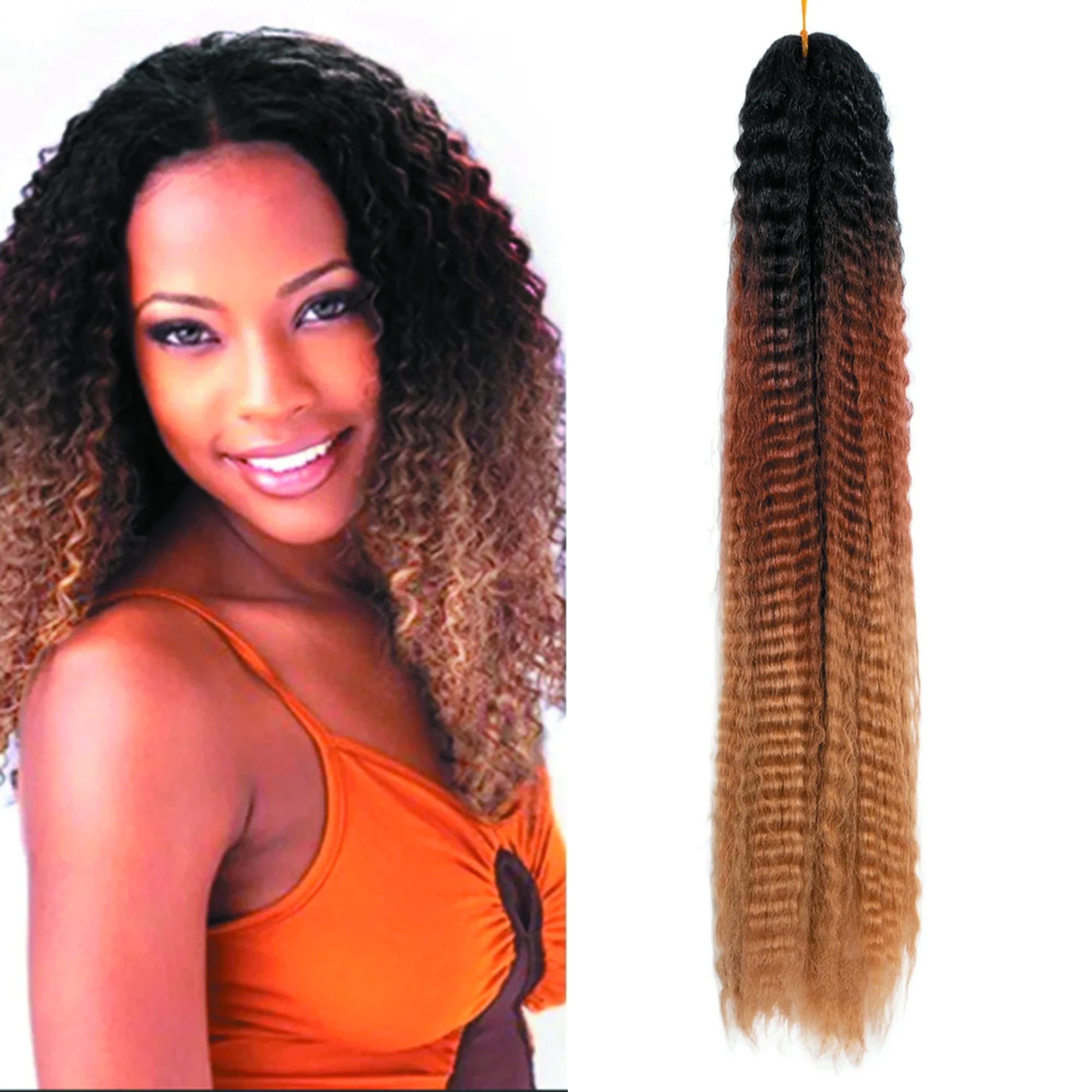 Deep Wave Braided Hair Is Made with Soft Natural Curls Made From Premium Synthetic Fibers