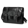 Briefcase Business Laptop Custom Pu Leather Sport Side Chest Sling Crossbody Luggage Travel Shoulder Messenger Bag for Men Women