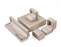 Customized Luxury Rectangle PU Leather Pendant/Necklace Box with Recycled Materials