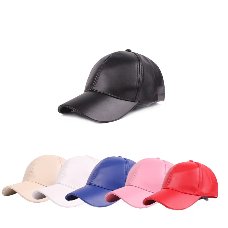2026 New Fashion Light Plate PU 6 Panels Baseball Cap Strap Adjustment Buckle Outdoor Sports Business Application