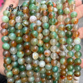 Wholesale 4/6/8/10/12mm Natural Agate Stone Round Smooth Dyed Peacock Agate Beads for Bracelet Making
