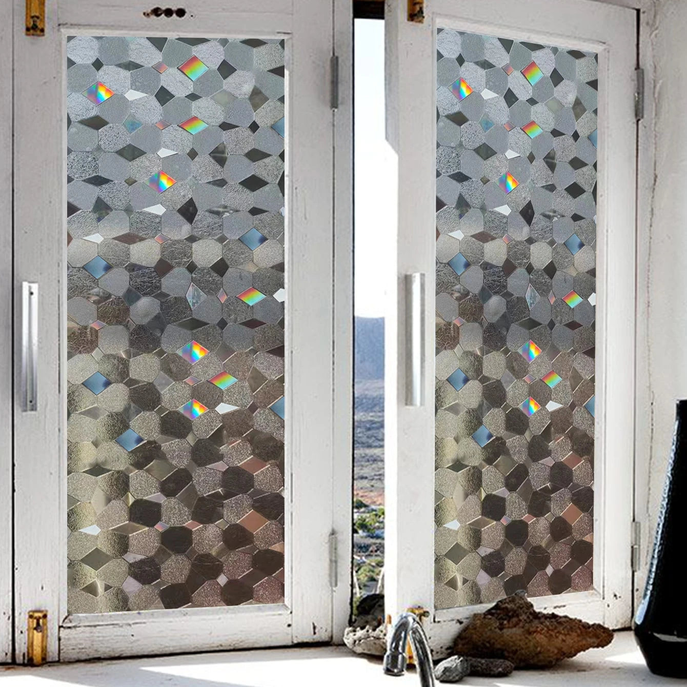 Hot Sale Colorful Static Decorative Window Glass Film Waterproof for Bathroom Rich Size Can Choice