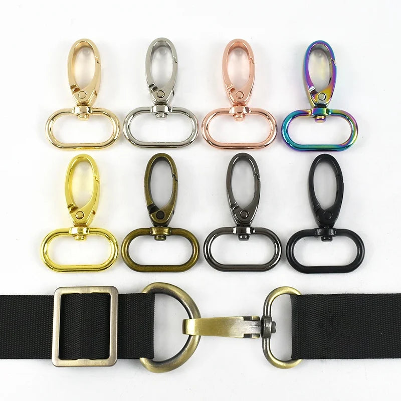 Deepeel F4-3 25mm Handbag Hardware Accessories Zinc Bag Strap Adjustable Replacement Safety Dog Buckle Clasp Snap Hook Lobster