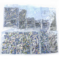 Wholesale Bulk Package High Quality Flat Back Glass Rhinestones AA SS3-SS30 Hotfix AB Iron-On Strass Shoes Garments Bags MegaBDM
