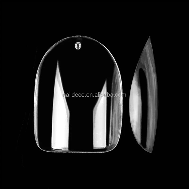 Natural Nail for Office Lady to Typing  Soft Nail Gel Tips Extra Short Round SHAPE  Full Coverage Nail Tips  NADECO