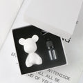 Handmade Porcelain Home Fragrance Essential Oil Diffuser Bear Shaped Scented Ceramic Aroma Plaster Car Vent Clip Air Freshener