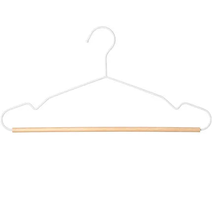 Household Clothes Hanging Wrought Iron Solid Wood Simple groove Non-slip Wardrobe Storage Multifunctional Pants Rack