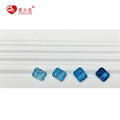 All Sizes Synthetic Aqua Blue Color Zircon Fancy Octangle Shape Loose Cz Stone 4k Crushed Ice Cut Cubic Circonia