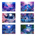 DIY Full Diamond 5D Square/Round Painting Beads Sea Dolphins Landscape Canvas Painting Adult Home Decor Craft Embroidery Animal
