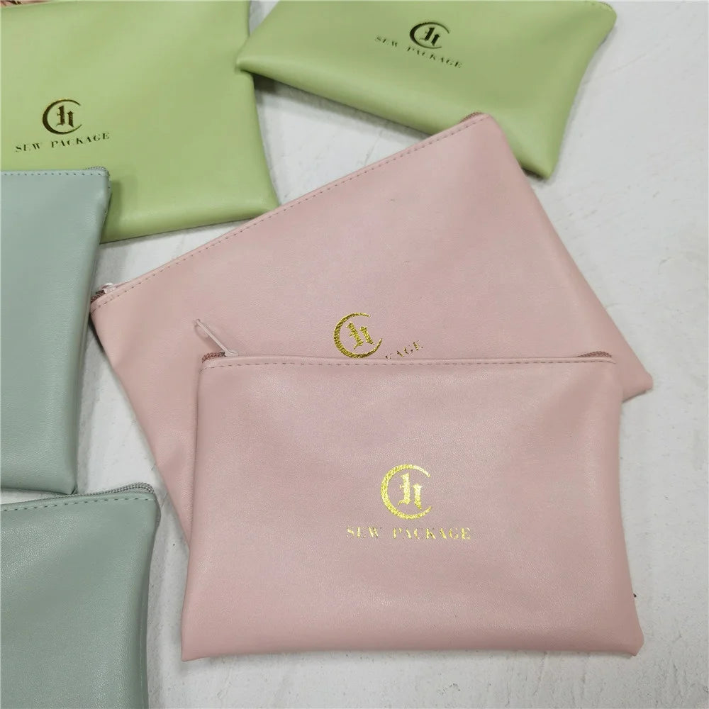 Chuanghua Custom Luxury Logo PU Leather Zipper Closure Tool Bag-Water Resistant Gift Option Custom Size