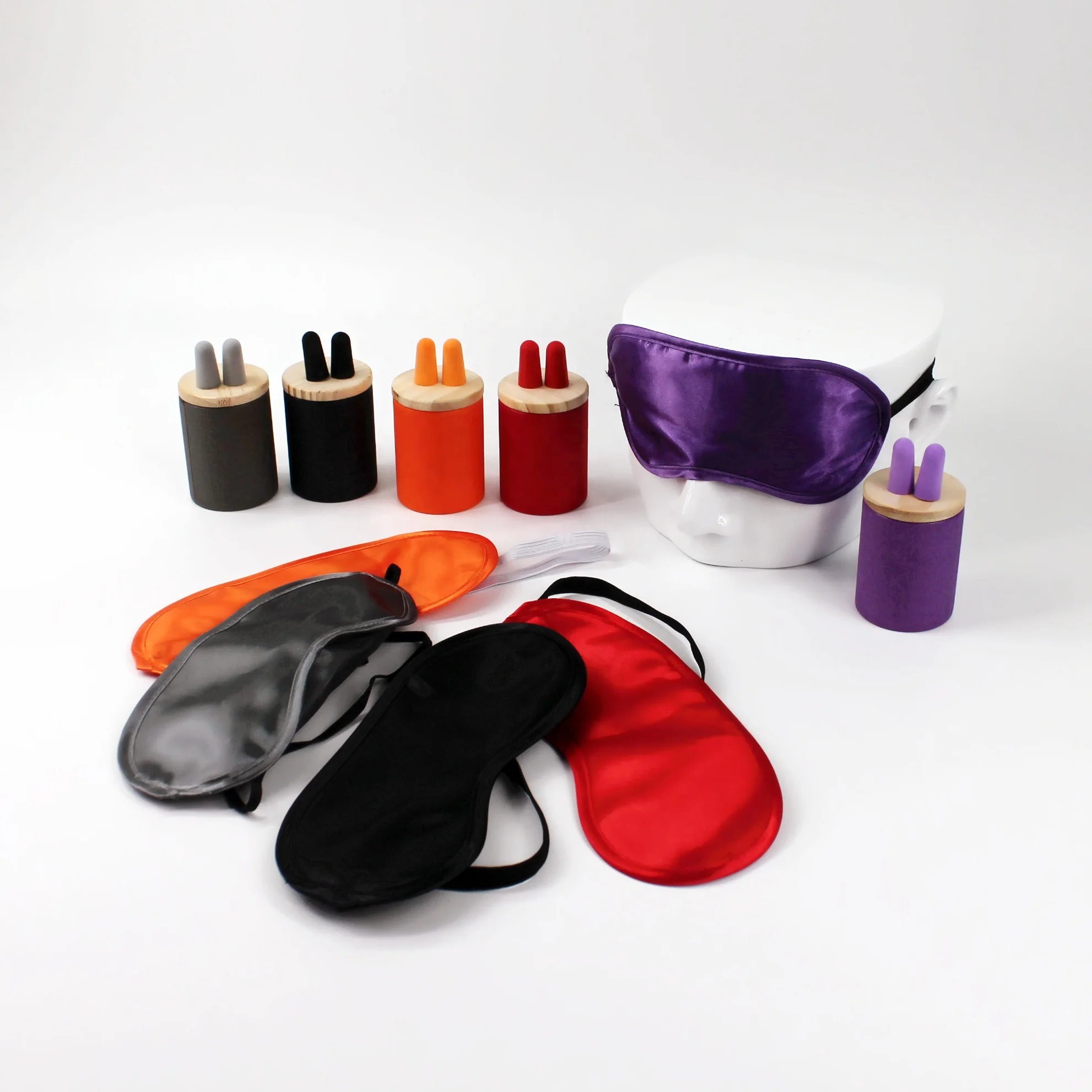 Direct Factory Sale Night Eye Health 3-Piece Breathable Travel Kit Personalised Satin Silk Eye Mask