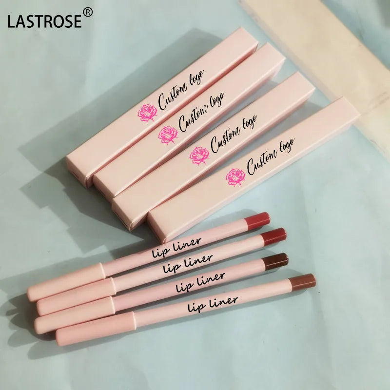 26 Color Pink Lip Liner Multi-functional Waterproof Easy Coloring Lipstick Pencil Vegan Cruelty Free Lipliner Pencil