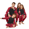 Christmas Fashion Print Family Sleepwear Pajamas Set Elastic Waist Closure Thermal for Summer and Spring for Parents and Kids