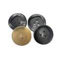 Custom Logo Service Glossy Matte Finish Buttons Luxury Polished Horn Buttons for Leather Jackets Riding Gear Equestrian Wear