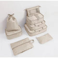 Factory Wholesale Fashion Lightweight Durable Collapsible Travel Luggage Organizer Bags 8 Pcs Packing Cubes Bag Set Laundry Shoe