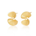 Fashion Silver Jewelry Women Niche Designs Curved Irregular Geometric 925 Sterling Silver Stud Earrings Piercing Jewelry
