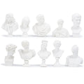 New Apollo God Bust Statue SKC01 European Resin Hand-painted Lifelike Portrait Sculpture Mini Sketch Model Customized Size Room