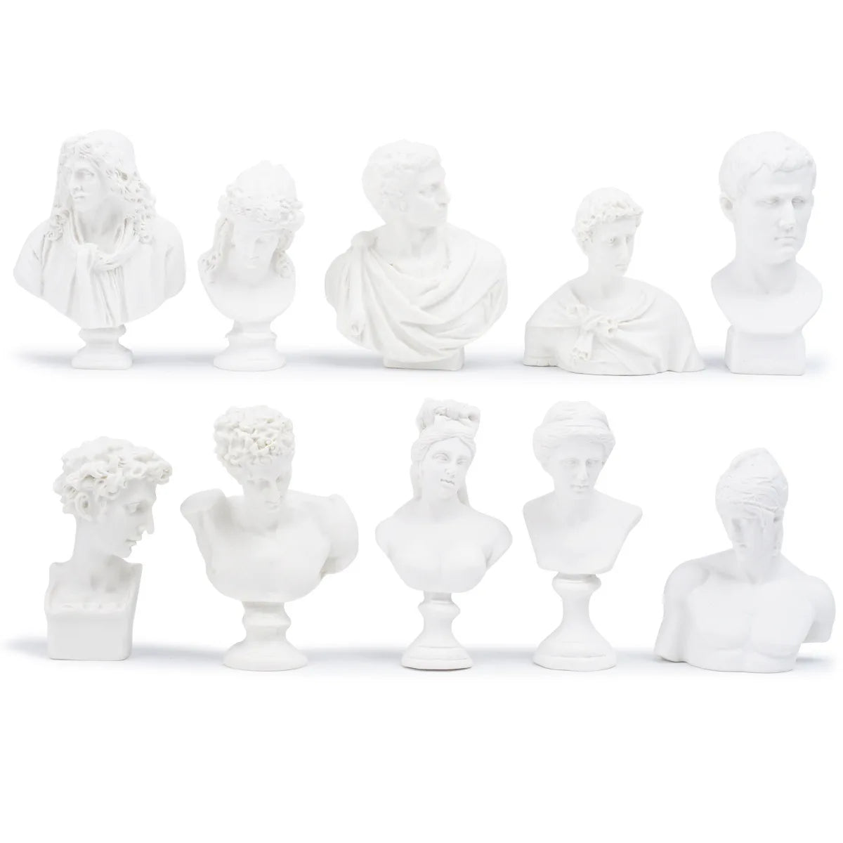 New Apollo God Bust Statue SKC01 European Resin Hand-painted Lifelike Portrait Sculpture Mini Sketch Model Customized Size Room