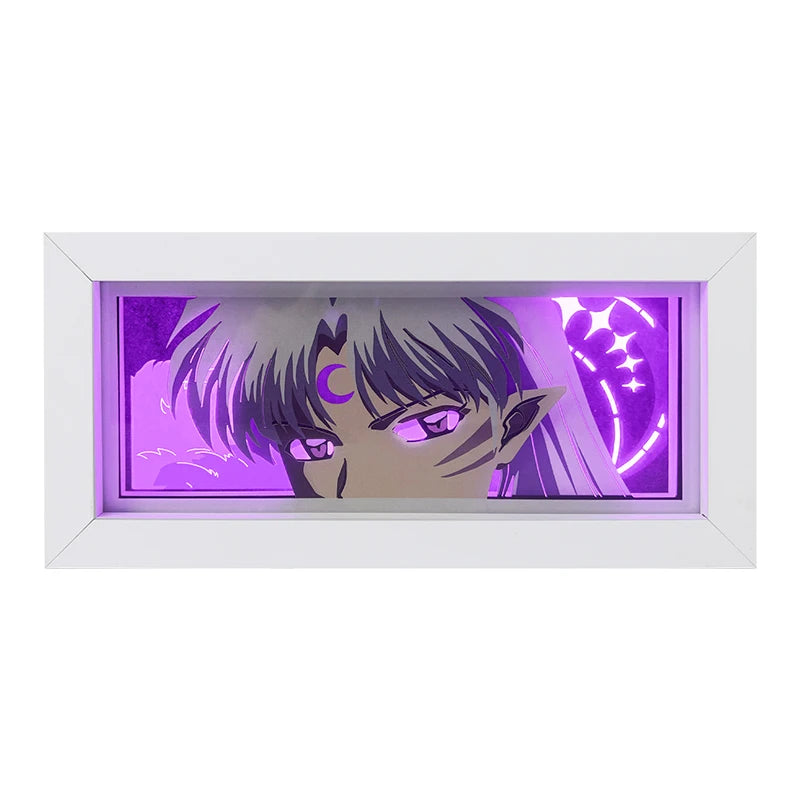 Original Design Paper Cut Light Box Anime Led Light Shadow Box Frame Night Light 3D Wall Decorative