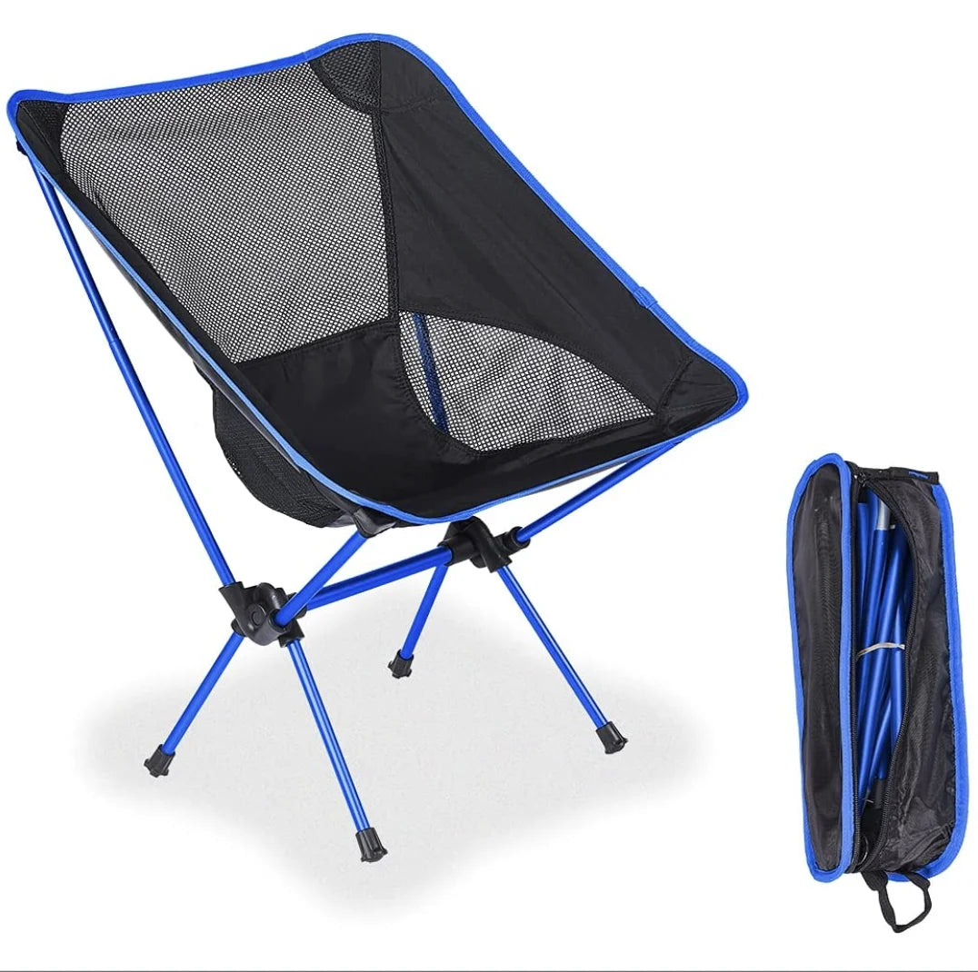 Folding Portable Lightweight Aluminum Foldable Chair Camp Chairs Outdoor Moon Camping Chair