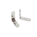 Furniture Hardware L Shape Steel Flat Angle Bracket Iron Metal Cabinet Frame Corner Bracket Fastener Steel Flat Angle Bracket