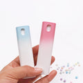 For MUB 10ml Macaron Color Rectangular Plastic Perfume Spray Bottle Card Shape Hot Selling Travel Essential