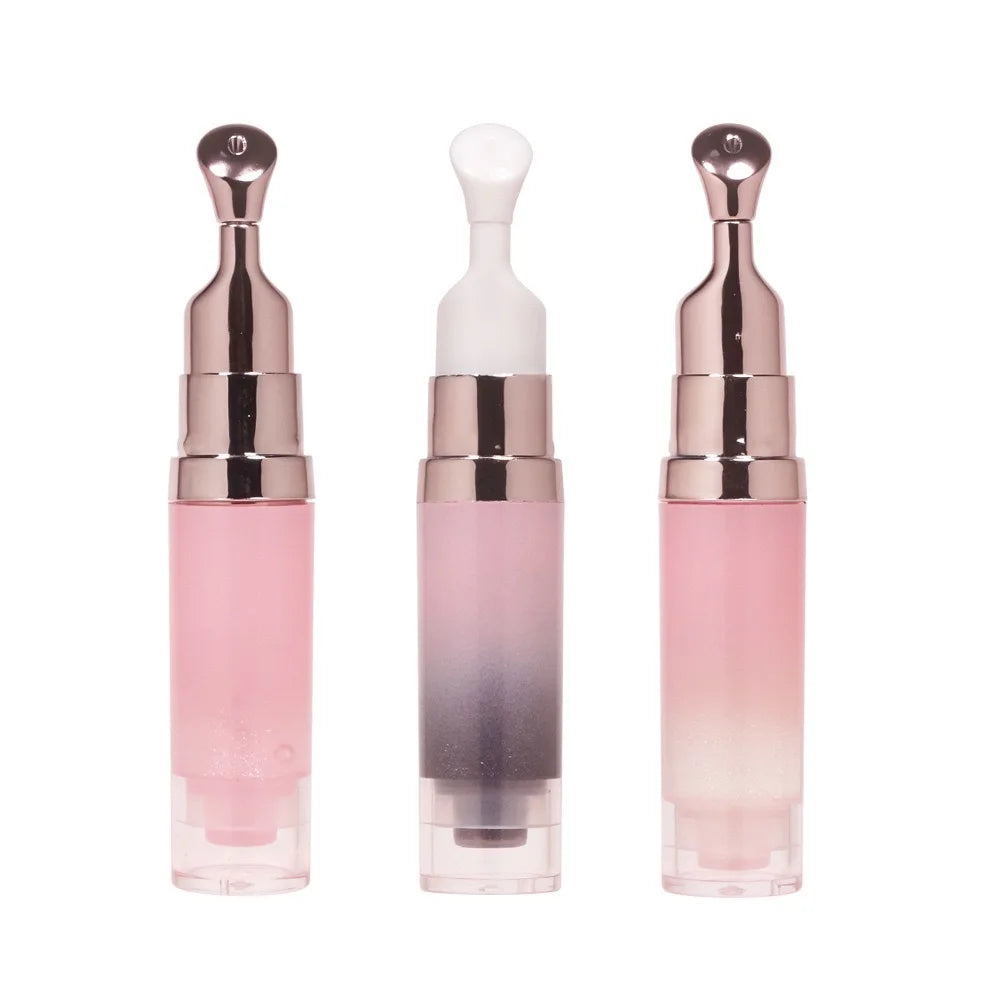 6 Colors Print Own You logo Color Changing PH Tinted Lip Gloss Vegan Lip Oil Stain  Moisturizer Shimmer Lip Oil