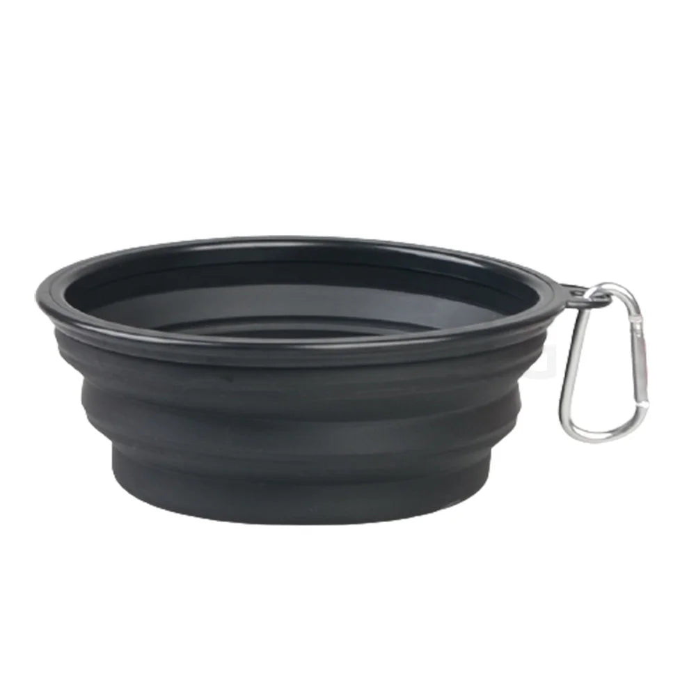 OEM/ODM Wholesale No Spill Foldable Plastic Pet Food Dog Bowls Raised Insulated Travel