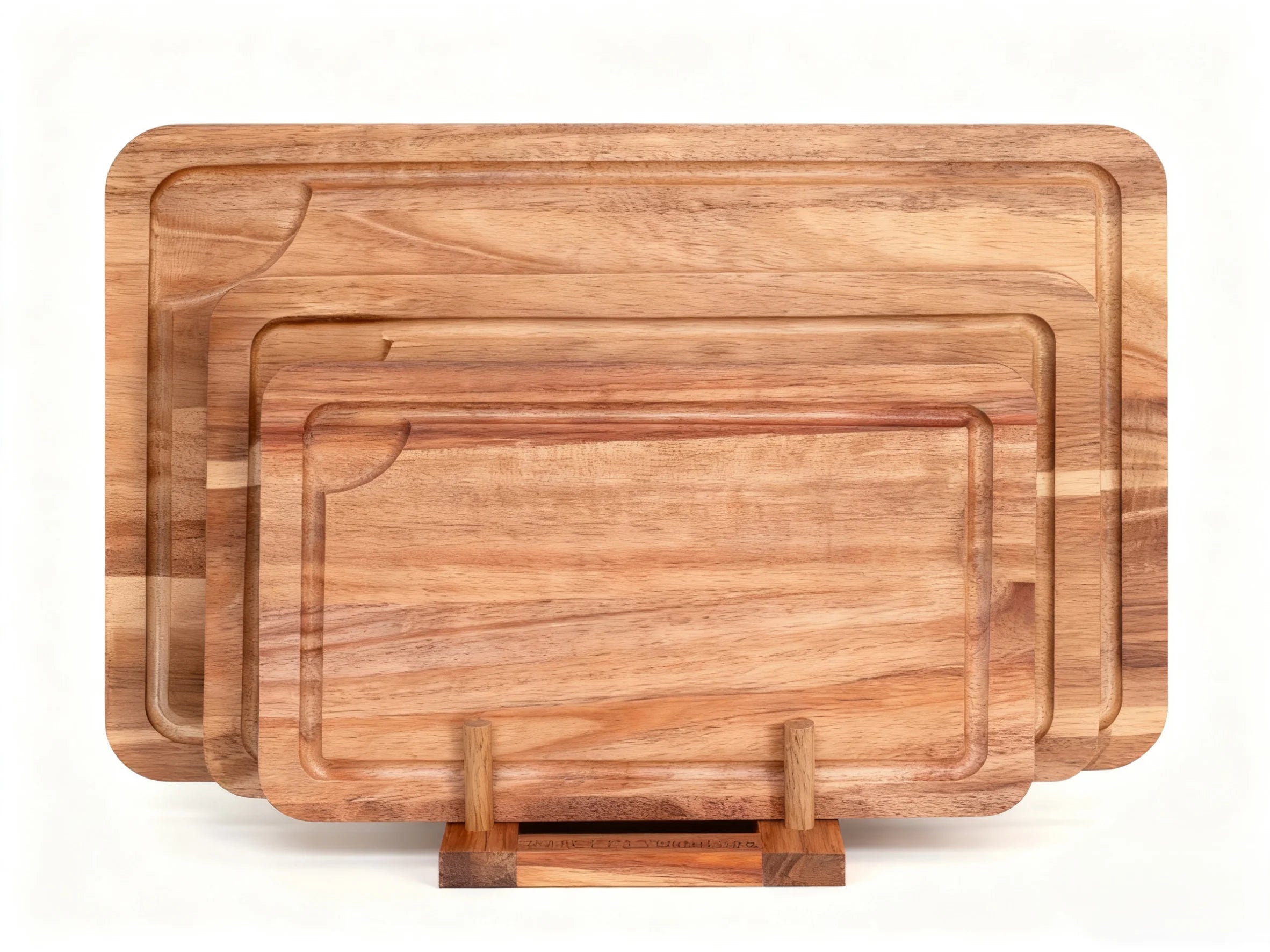 Walnut  Wooden Cutting Boards for Kitchen Wood Cutting Board Set with Juice Groove Chopping Boards Set of 3