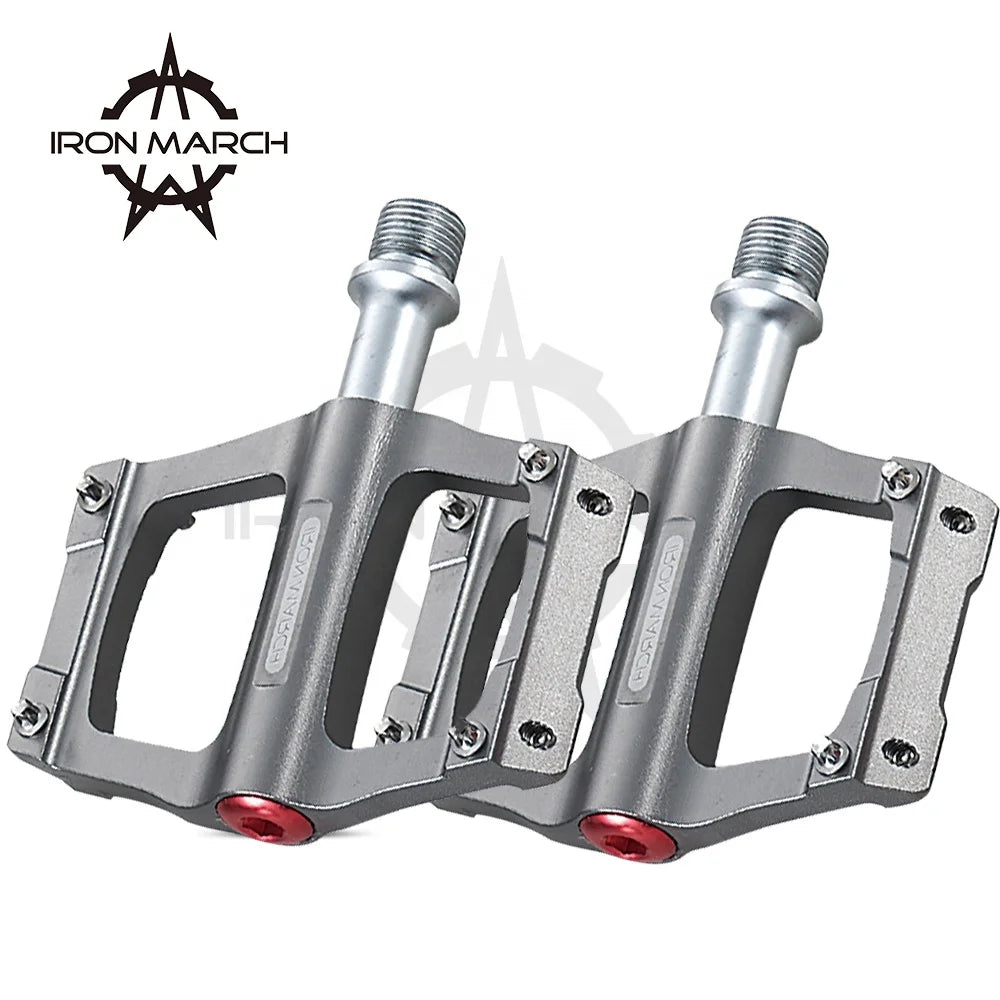 ALNC-1075 Anode Black/Red/Gold / Green / Grey / Blue BMX Pedal Aluminium Alloy Road / MTB Bike Pedal Super Light Bicycle Pedals