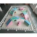 Commercial Macaron Theme Birthday Party  Kids Indoor Playground Soft Play Package Set for Toddlers