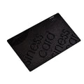 Customized Screen Printed Double-Sided Durable Eco-Friendly Matt Black Rose Gold Metal NFC RFID Business Card