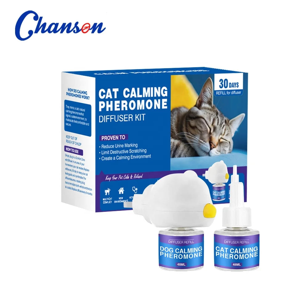 Hot Product Lavender Oil Dogs & Cats Calming Diffuser Kit Refills 2 Bottles