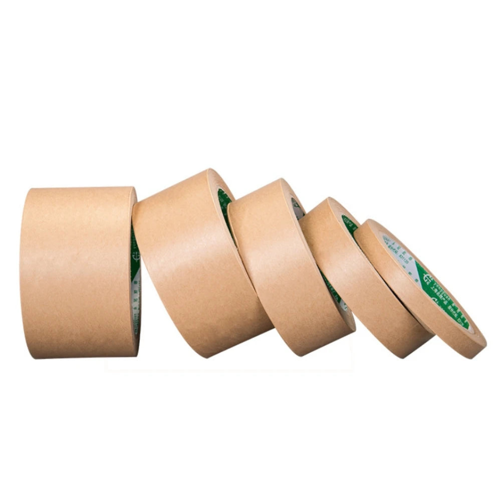 Biodegradable Kraft Paper Tape Rolls Pressure Sensitive Carton Sealing Tape for Packaging and Box Closure