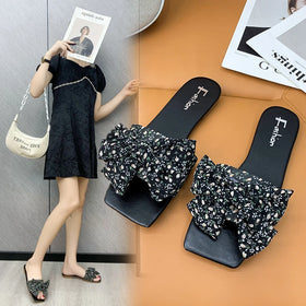 American Pastoral Floral Sandals Flat slippers 829