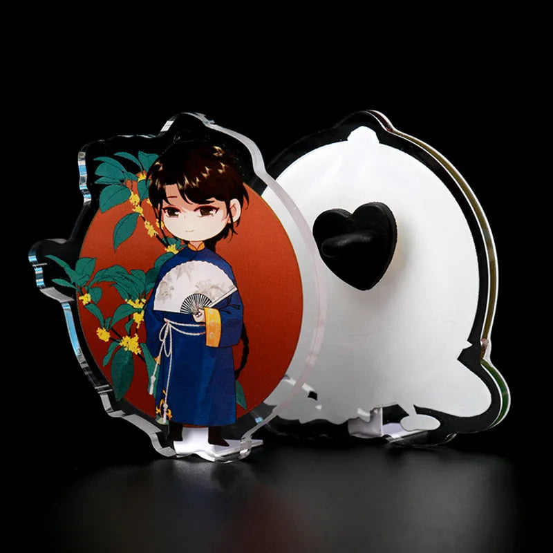 Vograce Cheap Oem Logo Custom Cartoon Anime Acrylic Badge Wholesale Plastic Transparent Clear Acrylic Pins As Promotional Gift