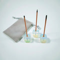 HZ Arrival Natural Crystal Cube Shape Crafts Incense Holder Crystal Gift Opalite