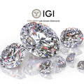 VOAINO Wholesale VVS Round Cut D E F Color Lab Created Loose Diamond IGI Certified CVD HPHT Lab Grown Diamonds