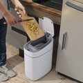 Intelli Industrial Modern Commercial Electric Toilet Waste Bin Smart Trash Can for Office Public Bathroom Kitchen Use Desktop