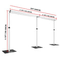 Hot Selling Double Crossbar Pipe and Drape Kit Heavy Duty Adjustable Backdrop Stand Backdrop Stand for Wedding Decor
