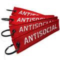 Custom Name Logo Flight Embroidered Key Chain Patches Maker Clothing Motorcycle Accessories Keystrap Keychain for Car