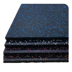 Black Worm Indoor Sound Proof Gym Rubber Flooring Mat