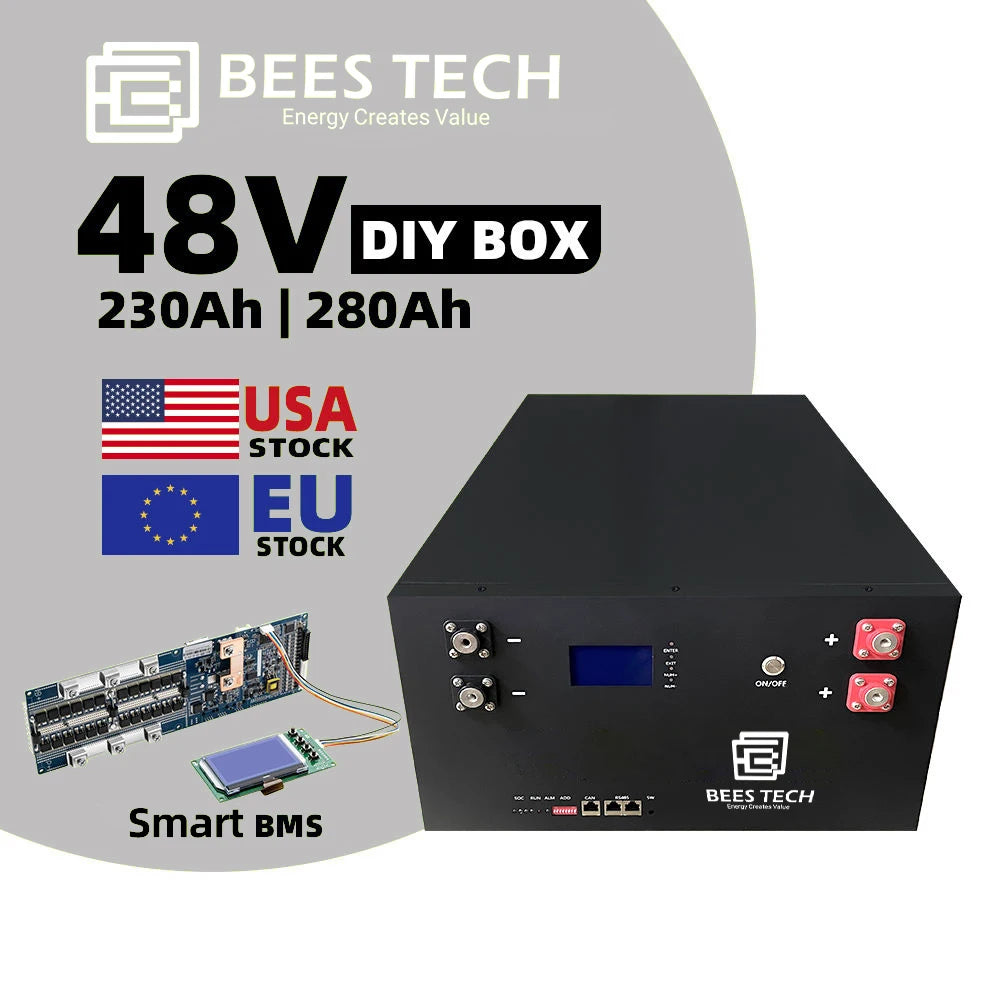 DIY 48V Lifepo4 Battery16S 280Ah 300Ah 304Ah 310Ah 320Ah Diy Box Bms Kit Lithium Energy Storage Battery