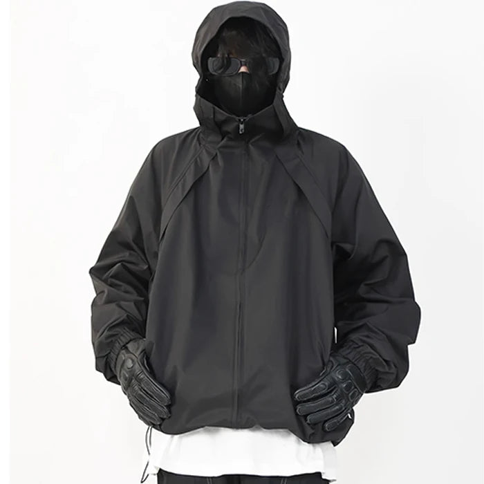 Wholesale Custom Biker Jacket Outdoor Water  Proof Wind Breaker Jacket With Hood ultra Light Winter Jacket