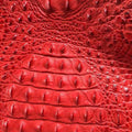 Genuine leather caiman Crocodile embossing cow leather crocodile embossed cow hide