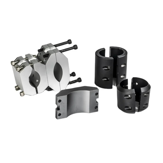 Custom Vertical Pillar Fix Cross Clamp Shaft Support Rod Fix Bracket Connect Aluminum Block