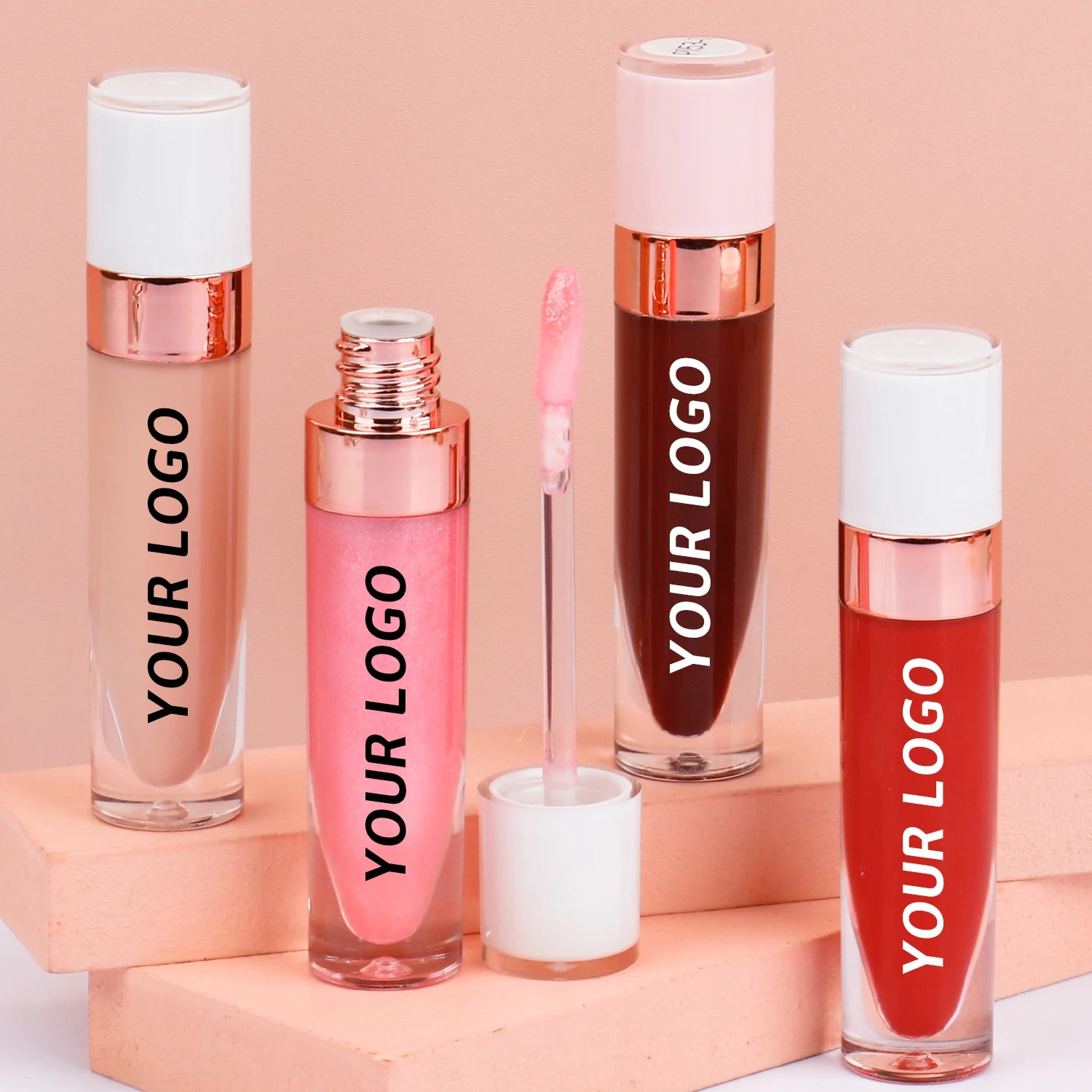 Wholesale Glitter Lipgloss Vegan Moisturizing Lip Gloss Waterproof Liquid Lip Gloss Private Label