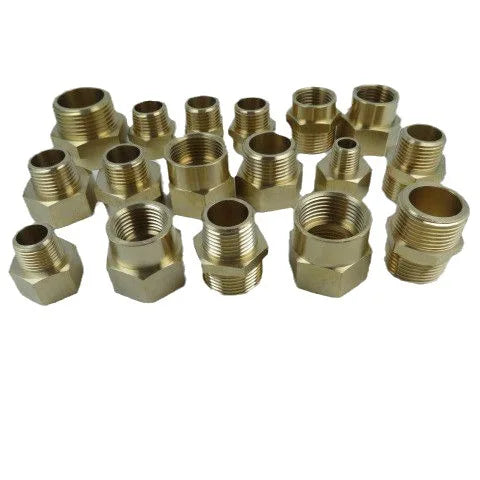 Sanitary G Thread Female NPT Male Thread 1/2 G Female 3/4 NPT Copper Brass Forged Reducing Fittings